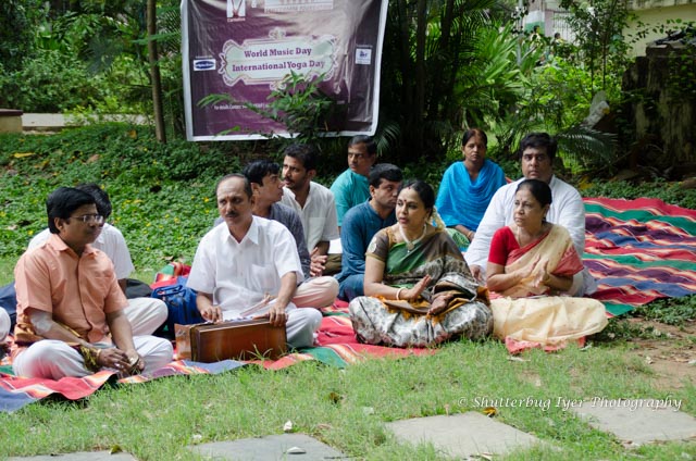 Sudha Raghunath and Dr Ganesh at Nageswara Rao Park