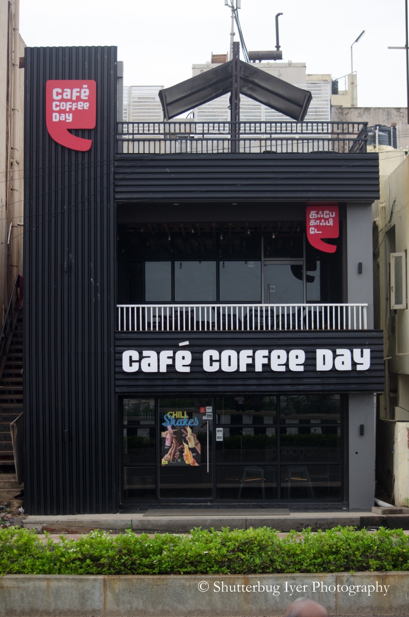 A Cafe Coffee Day outlet in Besant Nagar